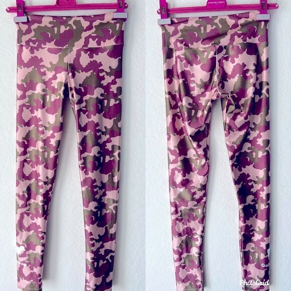 GOLDSHEEP Pink Camo leggings Small - Picture 1 of 3